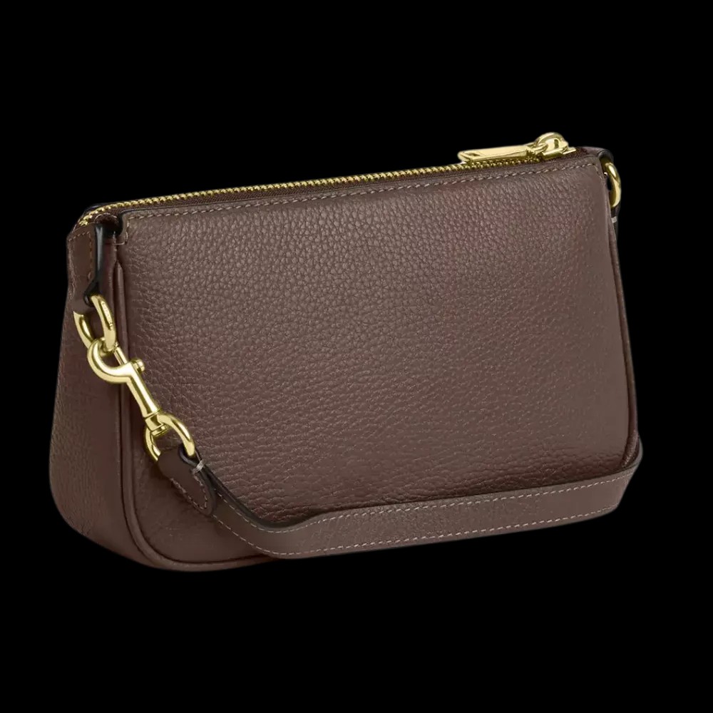 Coach Nolita 19 Pebbled Leather Dark Stone - HypeFly India View 5