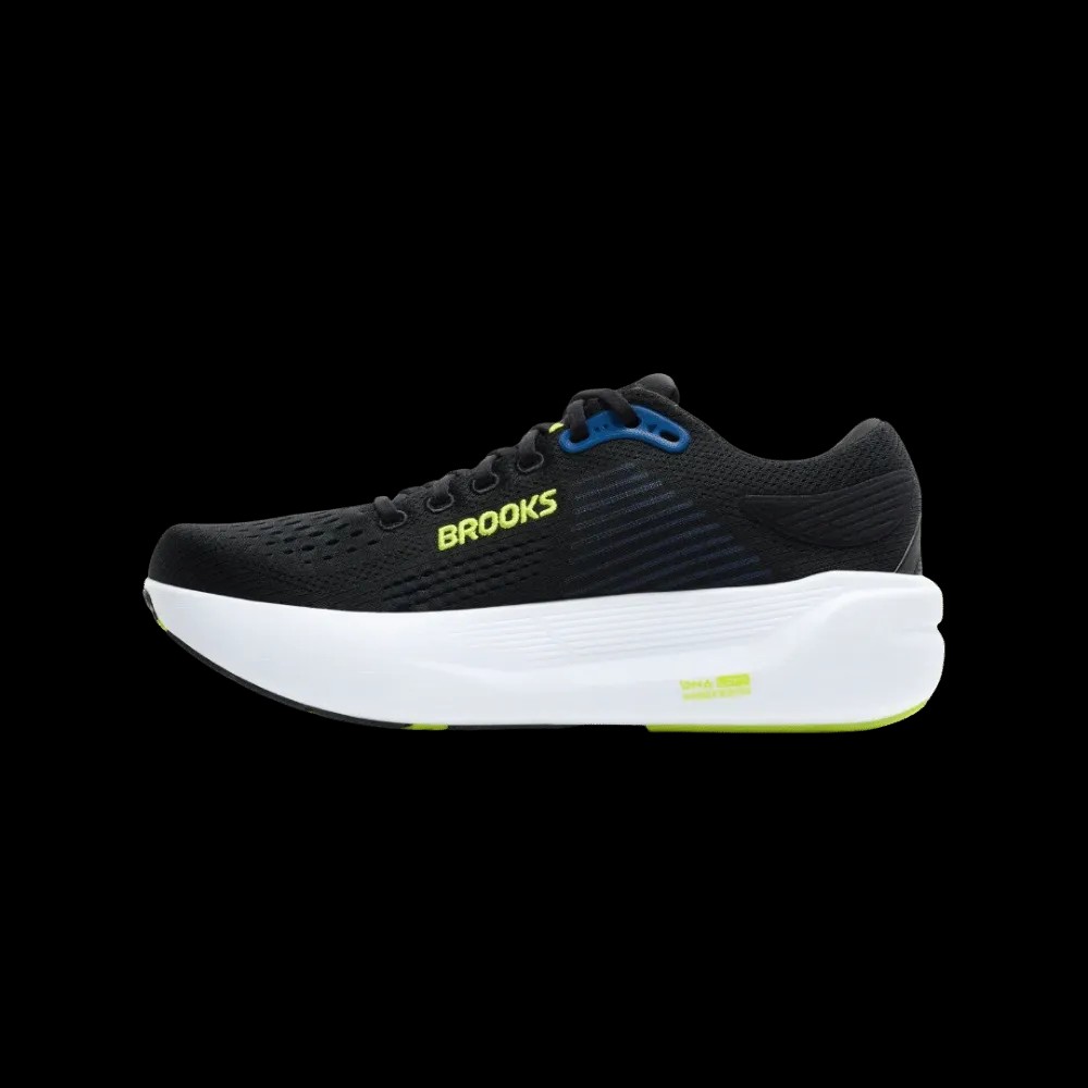 Brooks Ghost Max 3 Black Navy Acid Lime - HypeFly India View 3