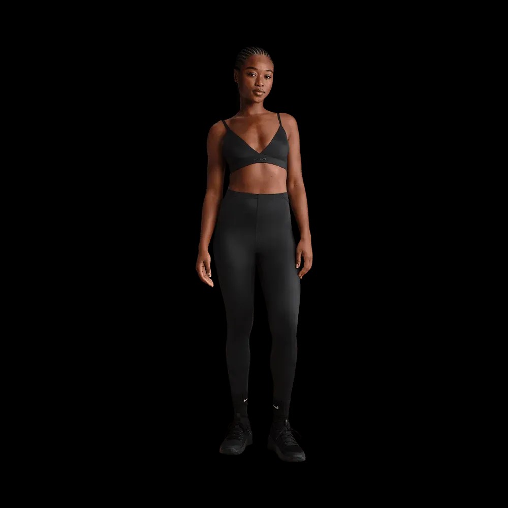 Nike x Skims Shine Women's Triangle Bra Obsidian - HypeFly India View 1