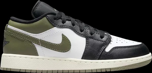 Air Jordan 1 Low 'Black Toe Medium Olive' - HypeFly India View 1