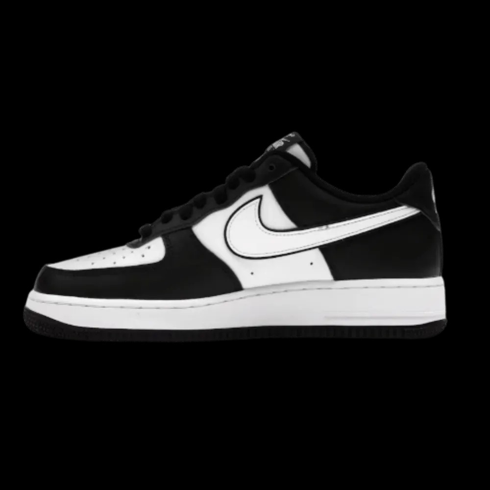 Nike Air Force 1 Low 07 White Swoosh Panda - HypeFly India View 3