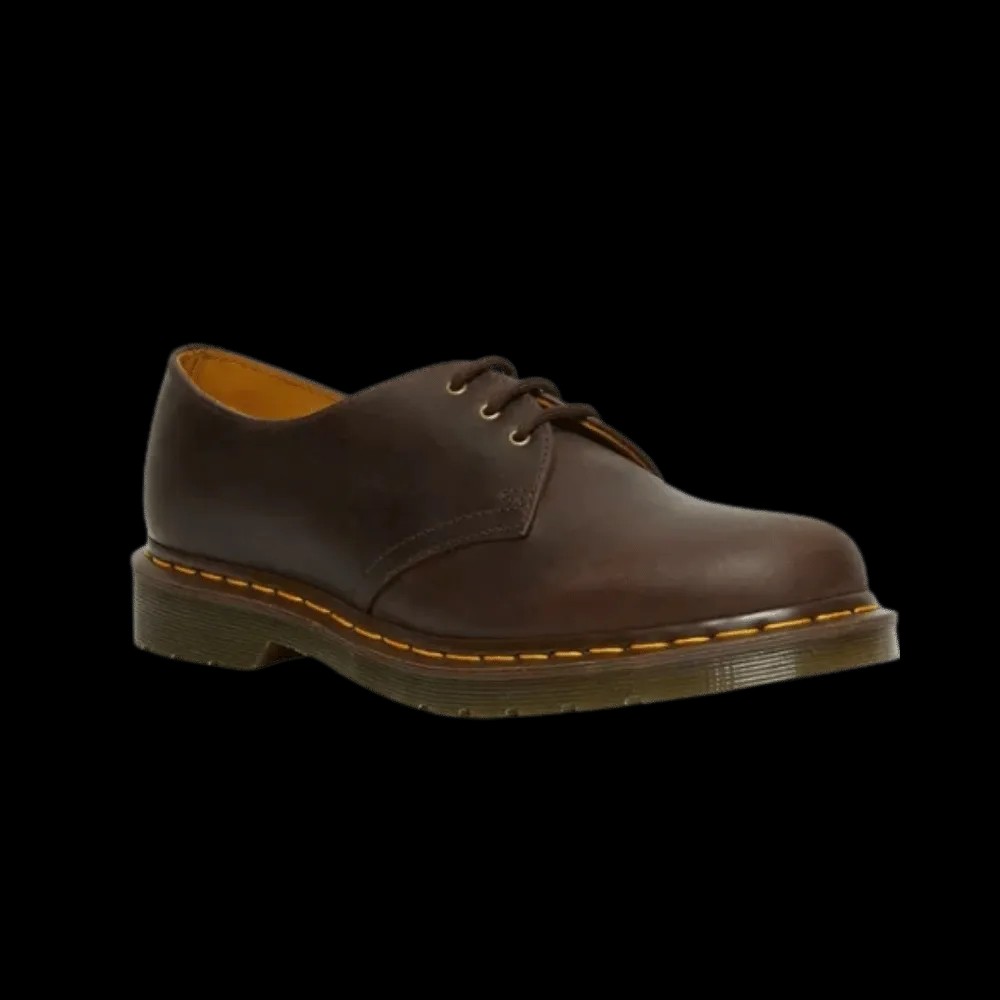 Dr Martens 1461 Crazy Horse Leather Oxford Shoes Brown - HypeFly India View 3