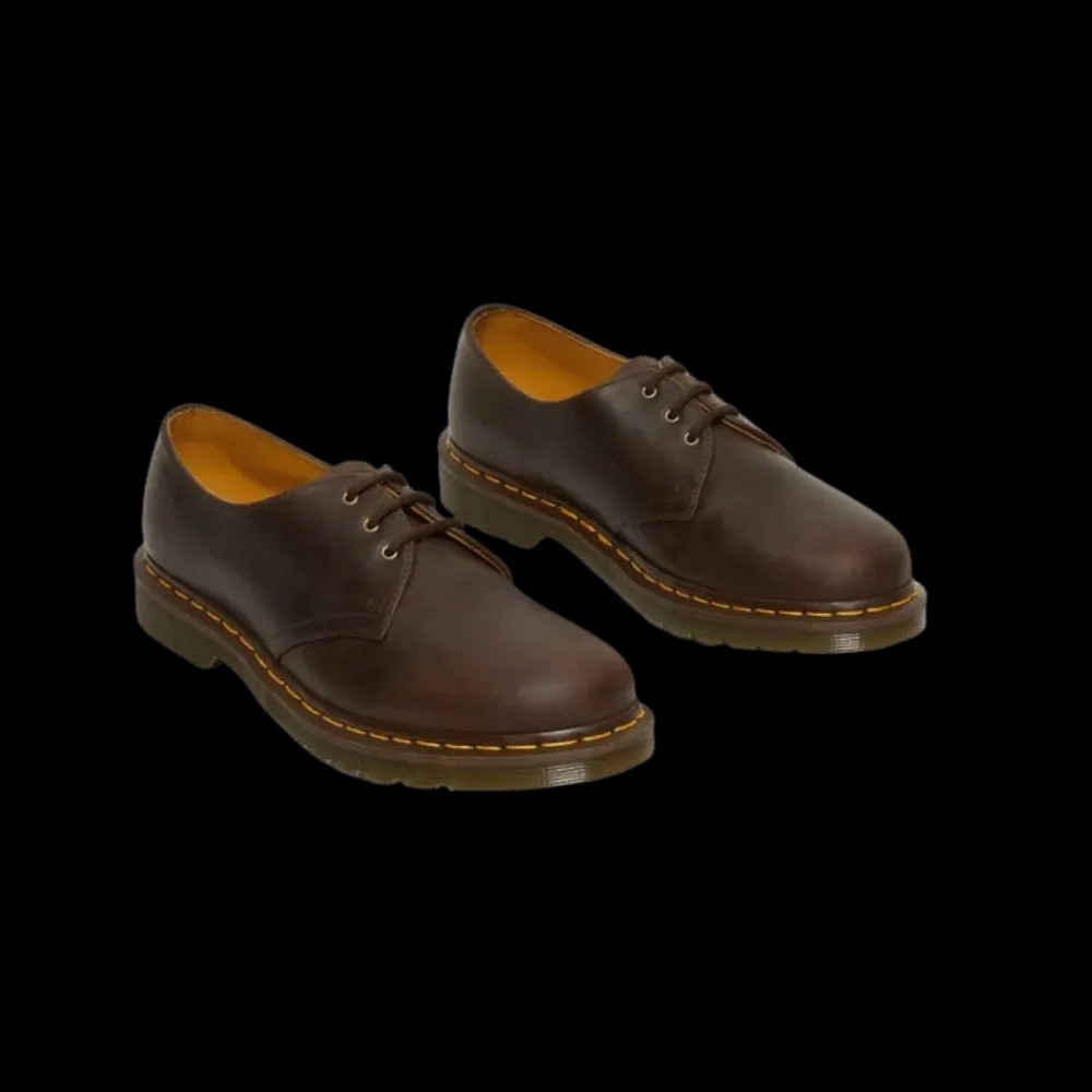 Dr Martens 1461 Crazy Horse Leather Oxford Shoes Brown - HypeFly India View 2
