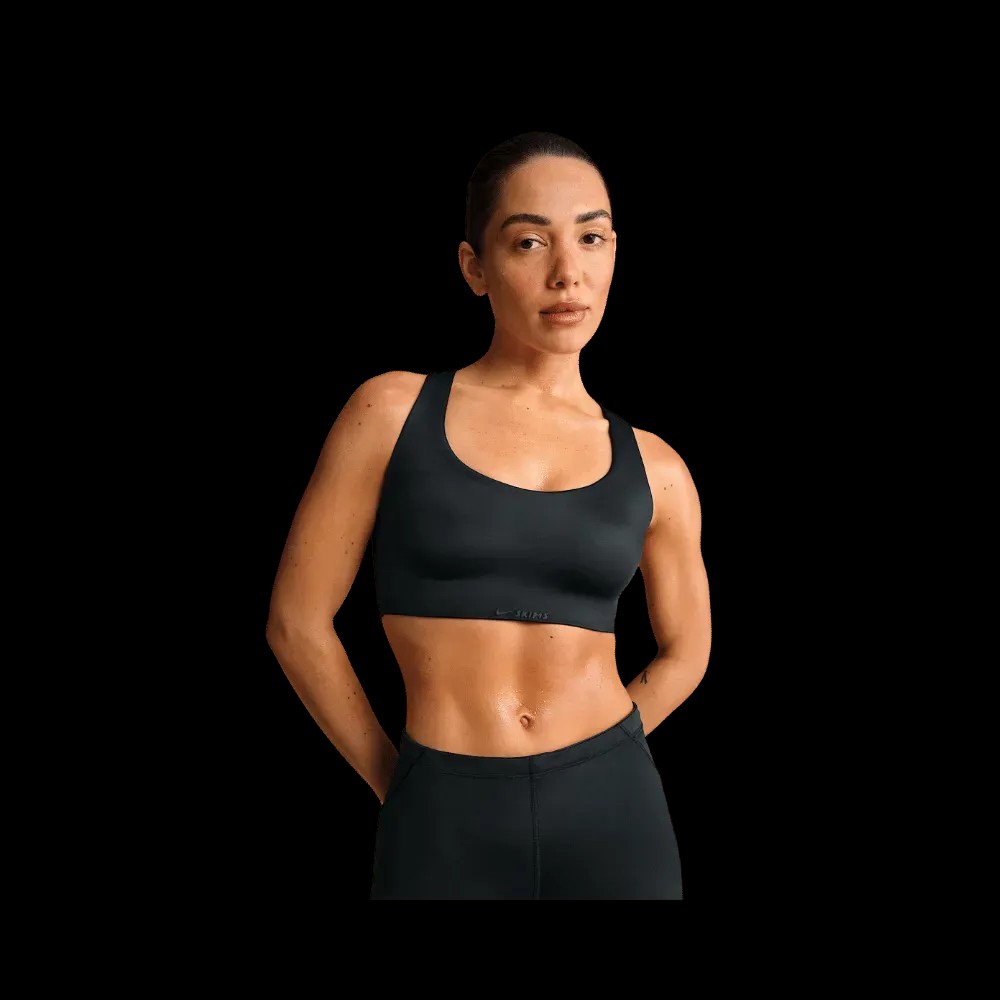 Nike X Skims Shine Women's Racerback Bra Obdisian - HypeFly India View 1