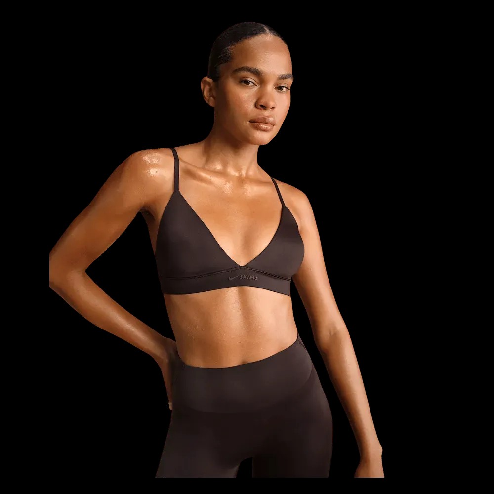 Nike x Skims Shine Women's Triangle Bra Phoenix - HypeFly India View 1