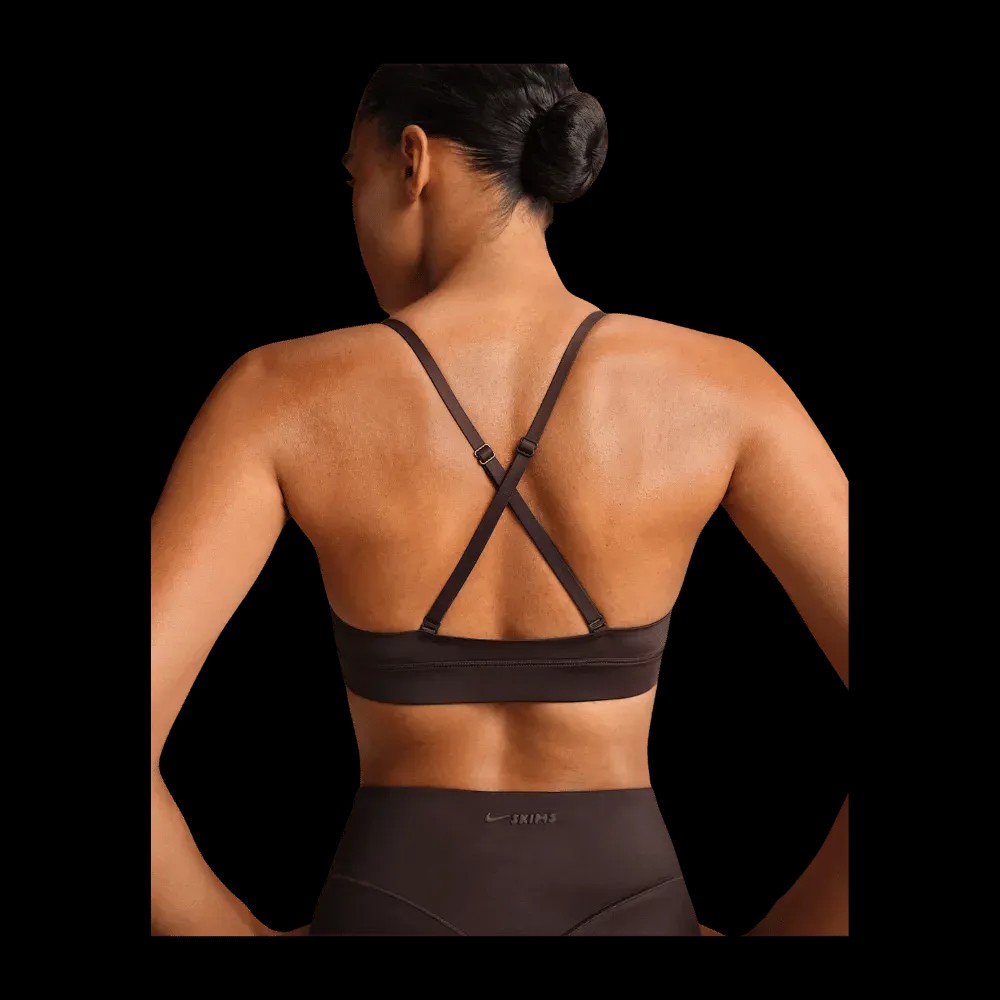 Nike x Skims Shine Women's Triangle Bra Phoenix - HypeFly India View 5