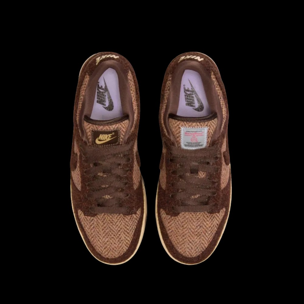 Nike Harris Tweed x Dunk Low 'Sesame' - HypeFly India View 5