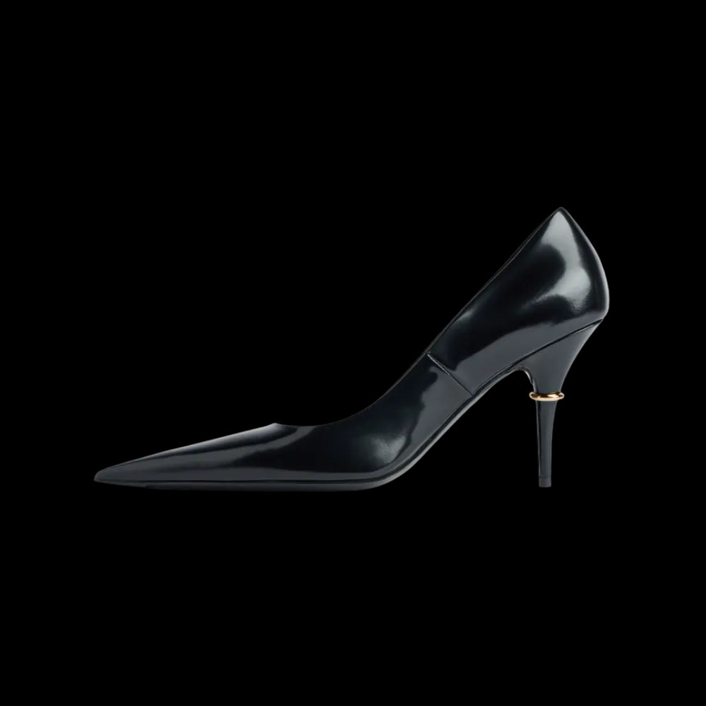 Balenciaga Avenue After Pump In Black - HypeFly India View 3