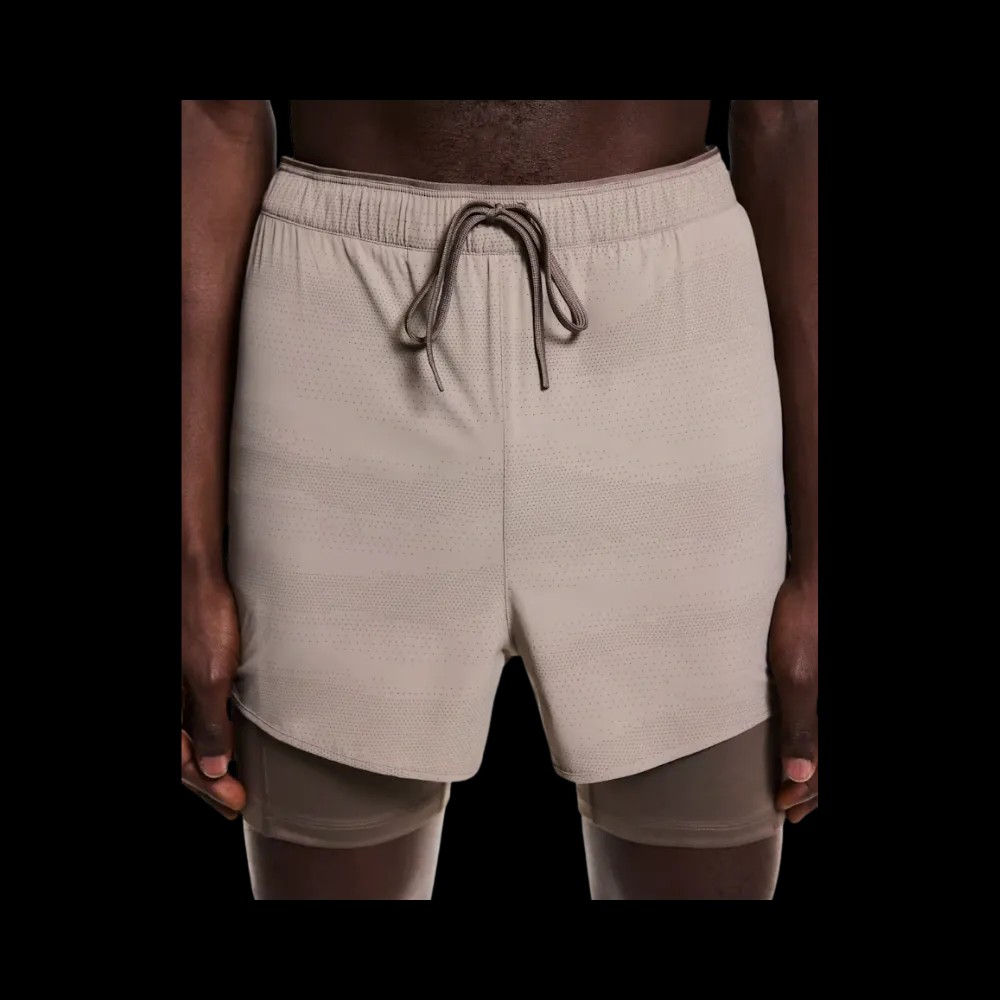 On Running 2-in-1 Shorts Erewhon Cinder | Ash - HypeFly India View 3