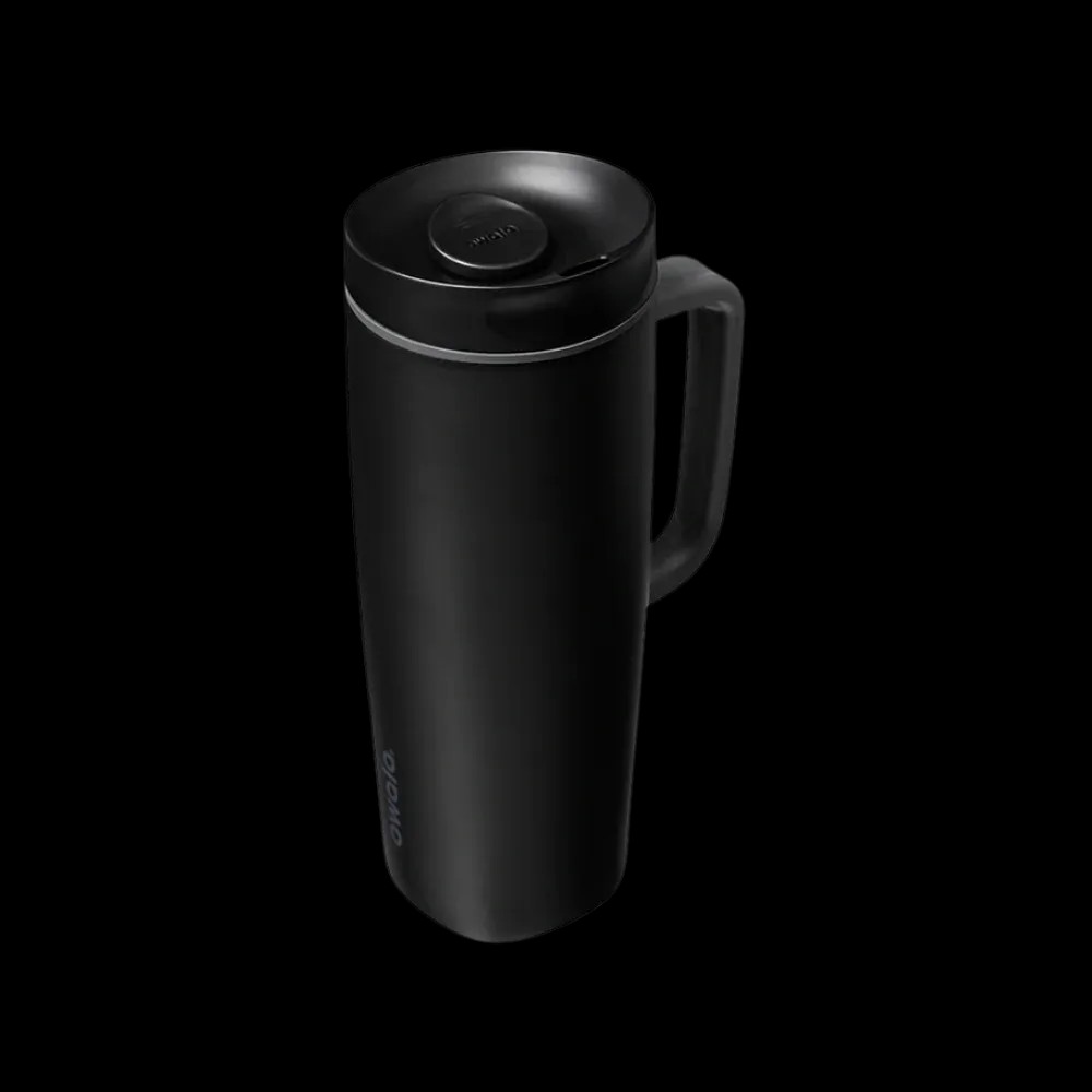 Owala Smoothsip-Slider-With-Handle 24oz "Very%2C Very Dark" - HypeFly India View 3