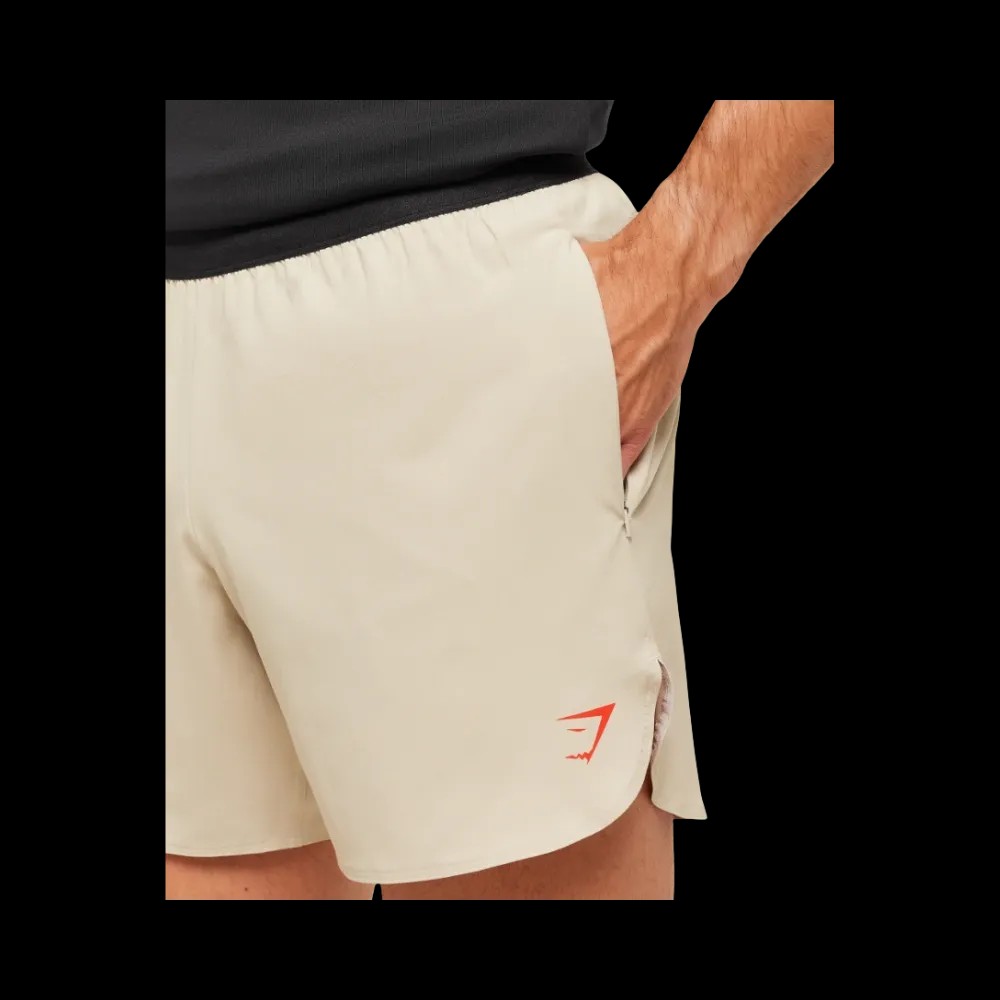 GymShark Fit Repeat 6" Shorts Pebble Grey - HypeFly India View 4