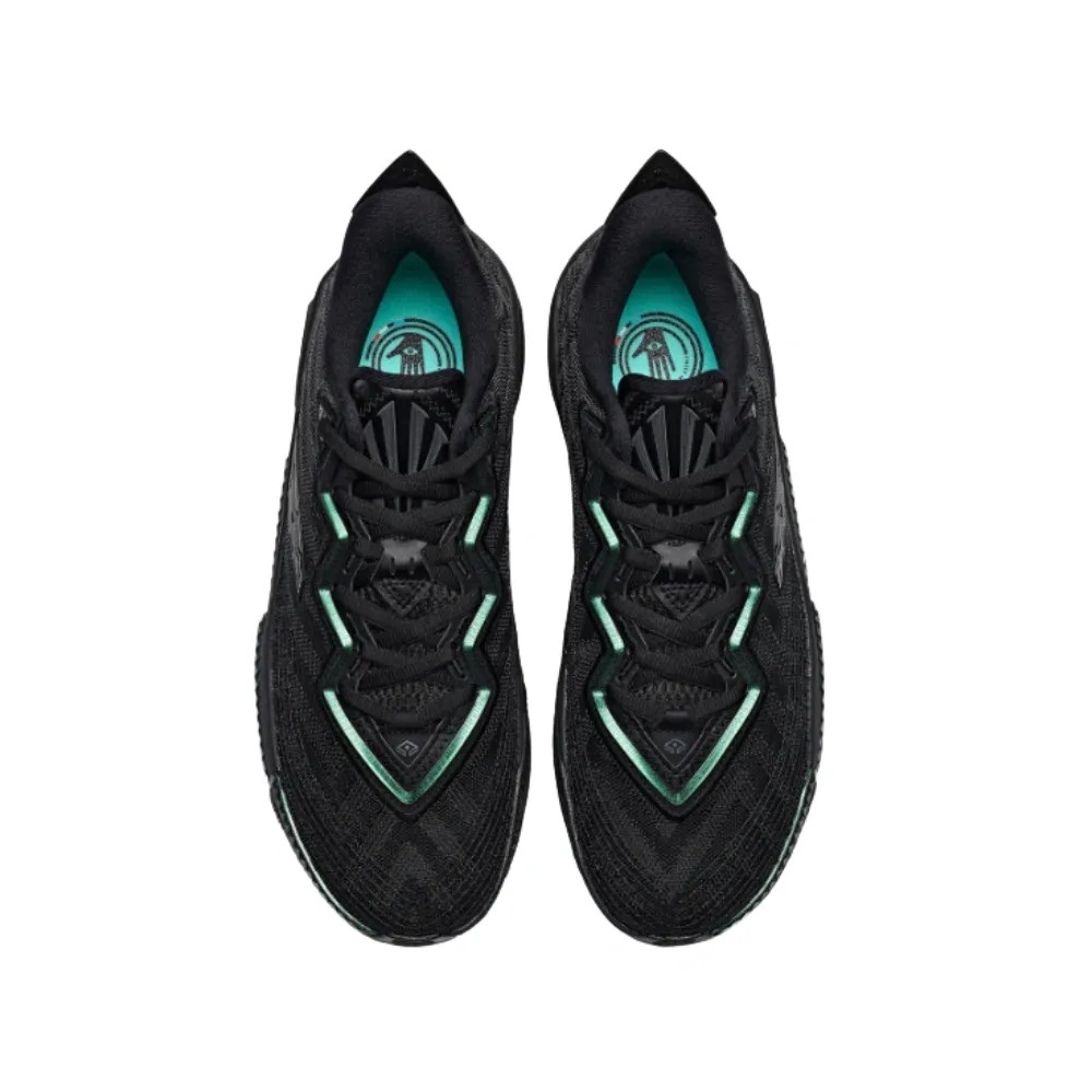 Anta Kai 2 "Triple Black" Basketball Shoes - HypeFly India View 5