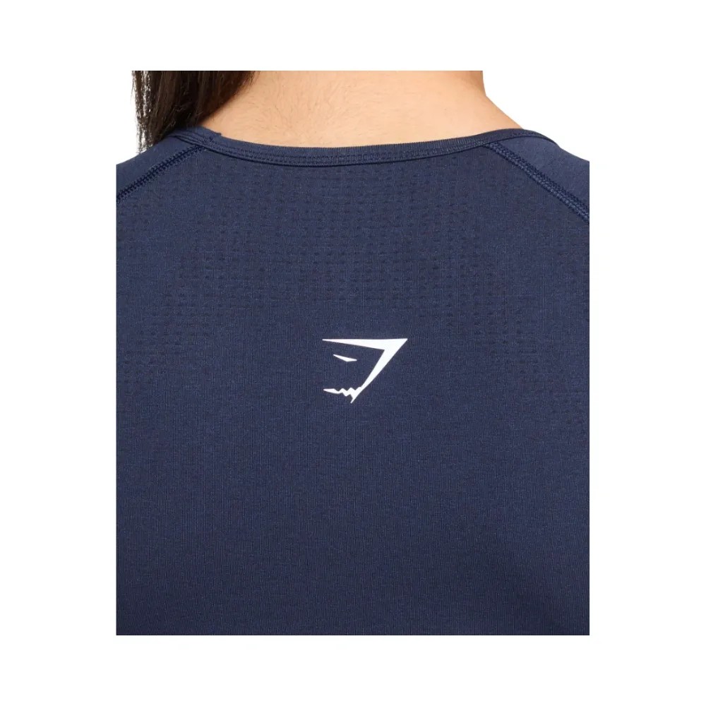 Gymshark Vital Scoop Neck Top Heavy Blue - HypeFly India View 4