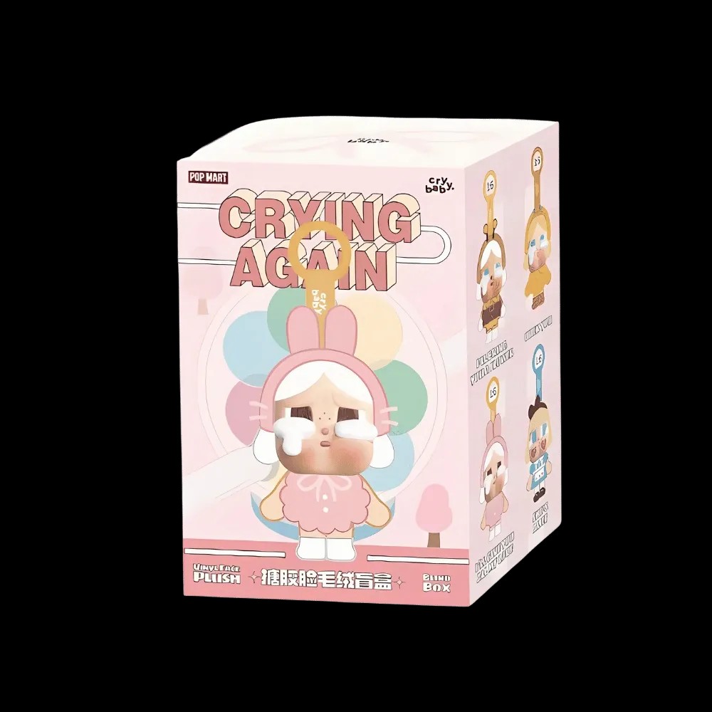  Pop Mart CryBaby Crying Again Series Vinyl Face Plush Single Blind Box - HypeFly India View 1