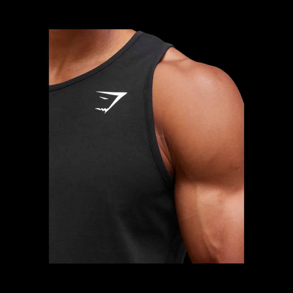 Gymshark Critical Tank Slim Fit Black - HypeFly India View 5