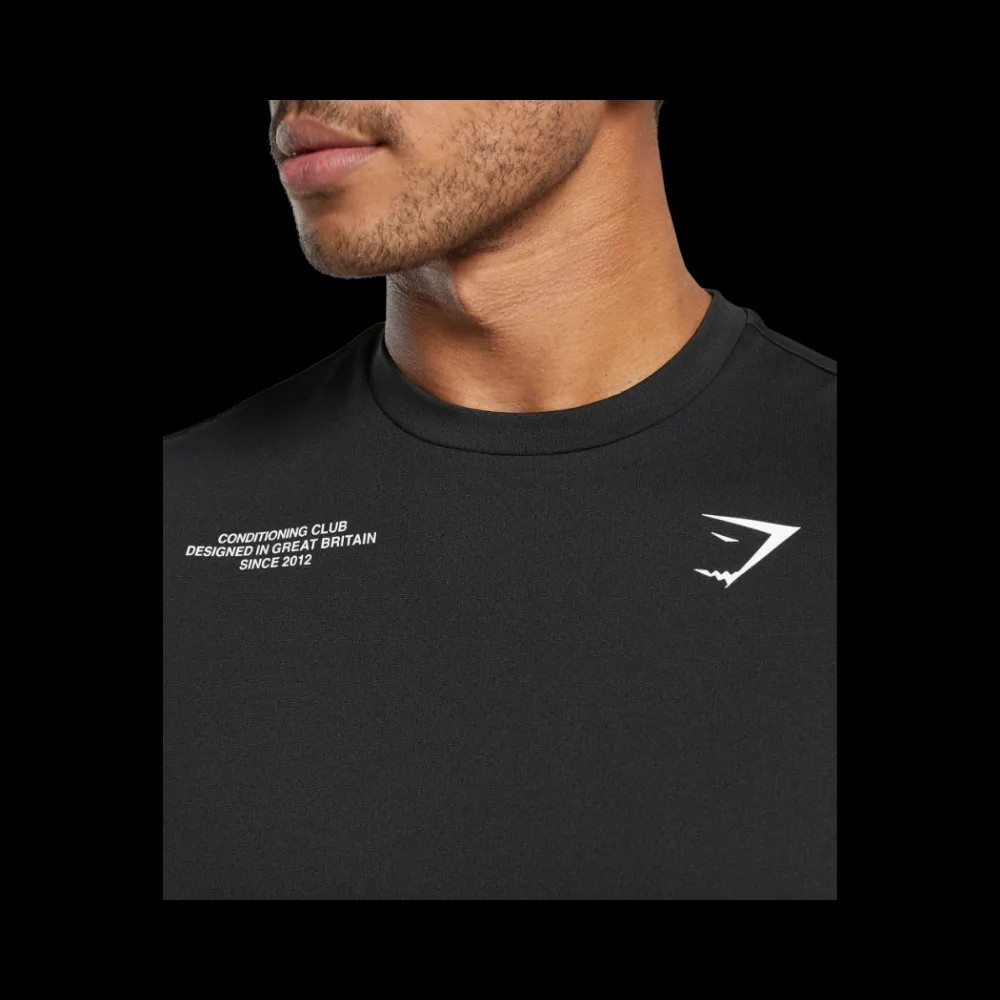 Gymshark Conditioning Club Tank Oversized Fit Black - HypeFly India View 5