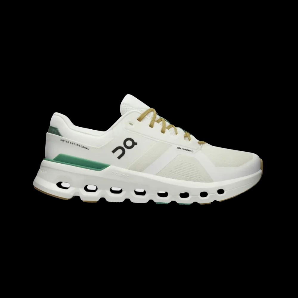 On Running Cloud Runner 2 White Green - HypeFly India View 1