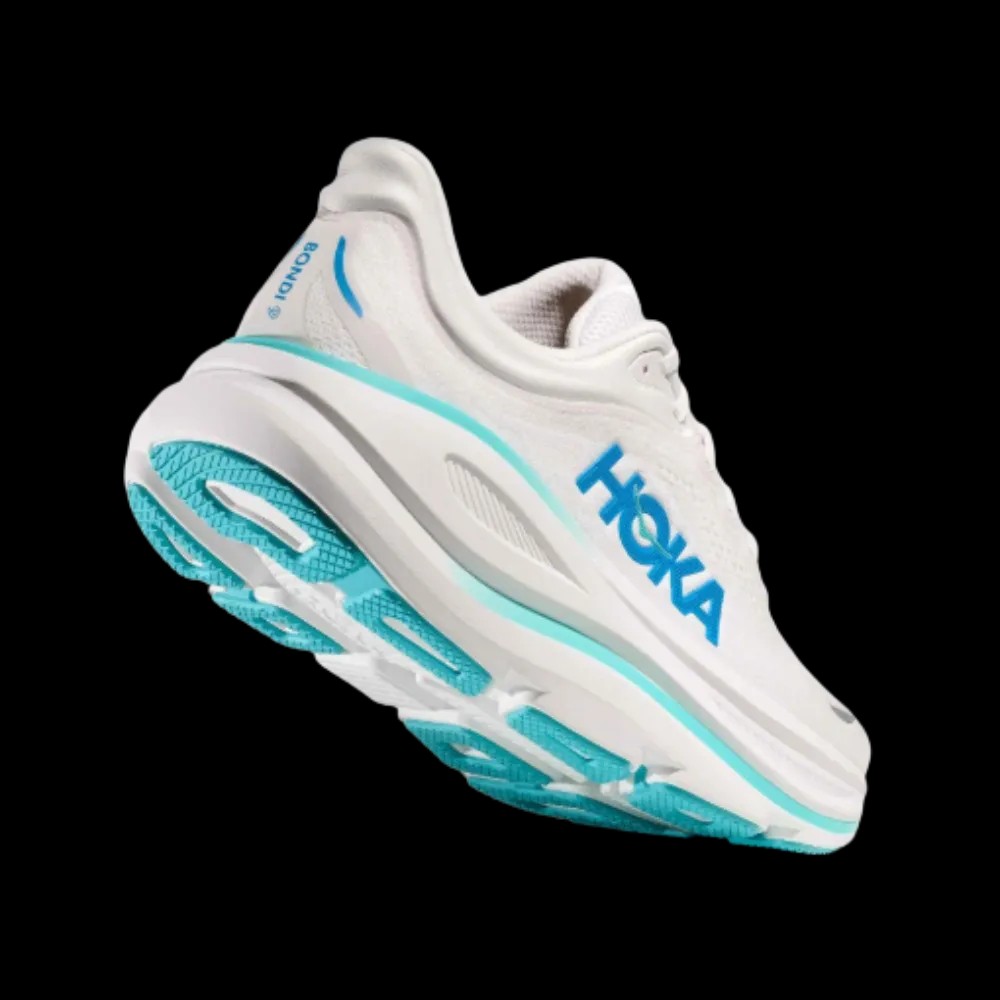 Hoka Bondi 9 White And Blue - HypeFly India View 5