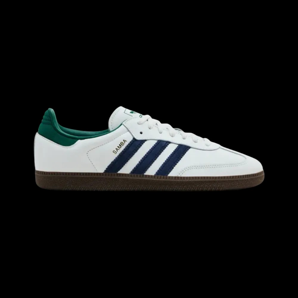 Adidas Samba OG 'White Navy Collegiate Green' - HypeFly India View 1