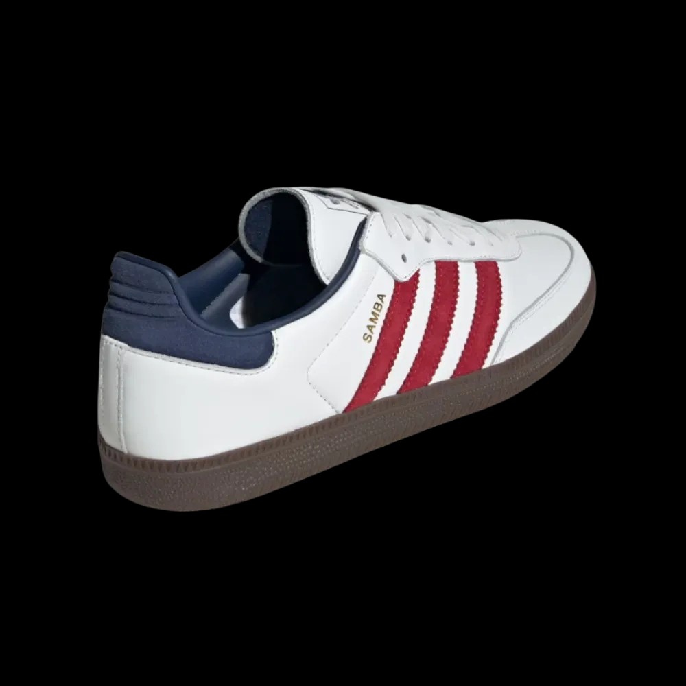 Adidas Samba OG Team Victory Red Night Indigo - HypeFly India View 5