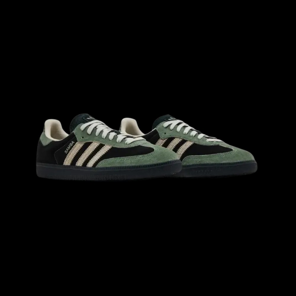 Adidas Samba OG 'Black Silver Green' - HypeFly India View 5