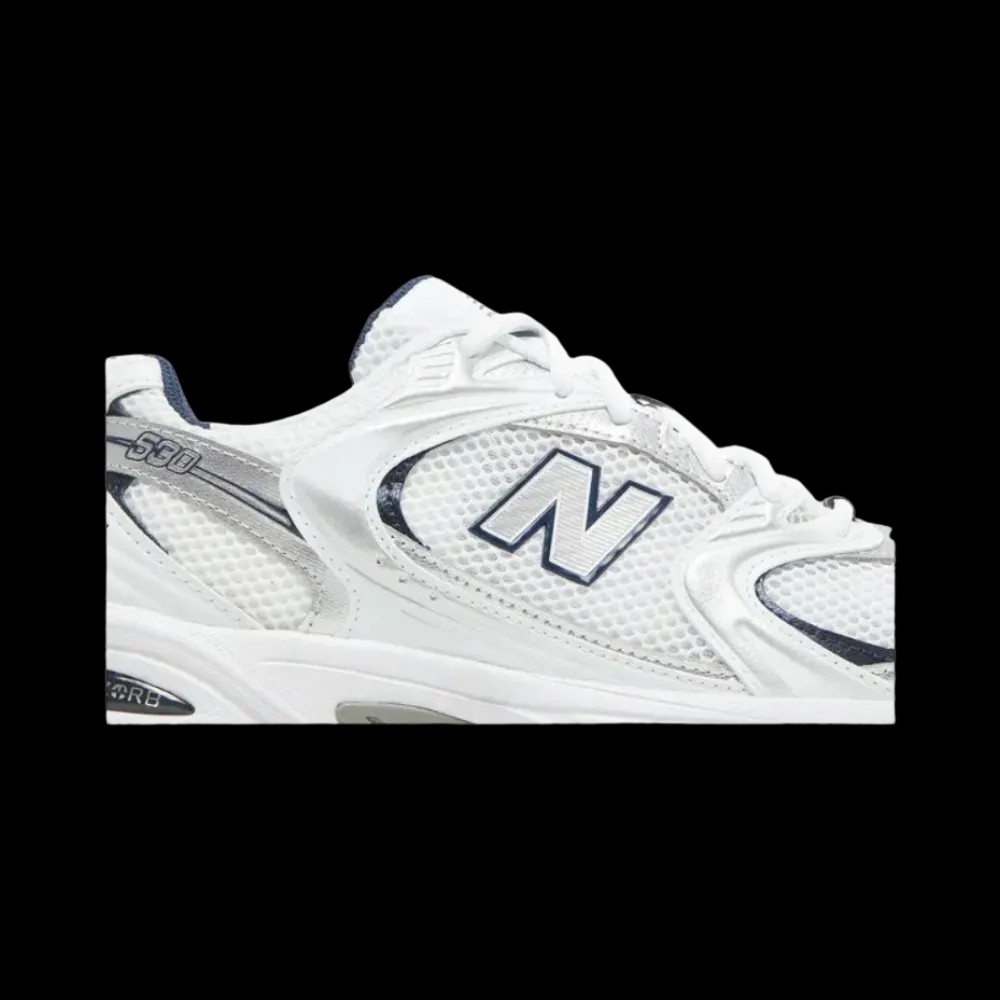New Balance 530 White Silver Navy - HypeFly India View 3