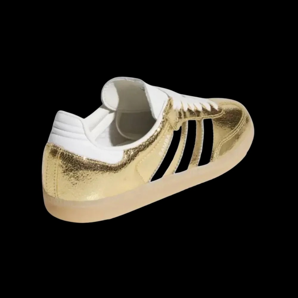 Adidas Samba OG 'Cracked Metallic Pack - Gold' - HypeFly India View 5