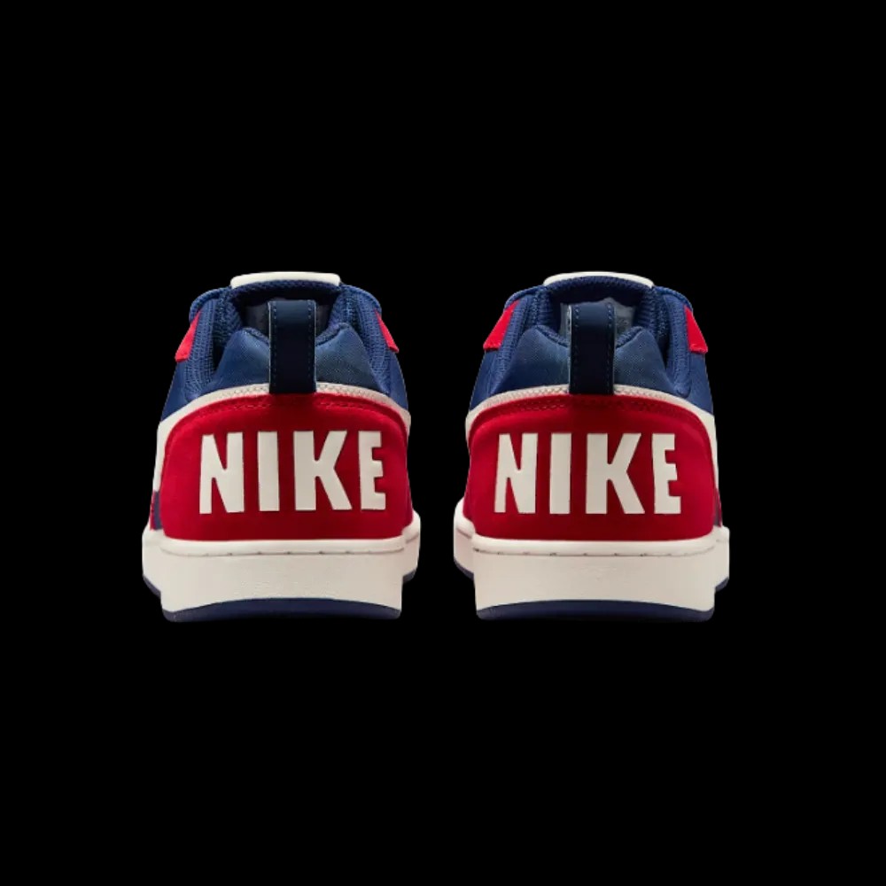 Nike Court Borough Low Premium Sneaker Navy Red - HypeFly India View 4