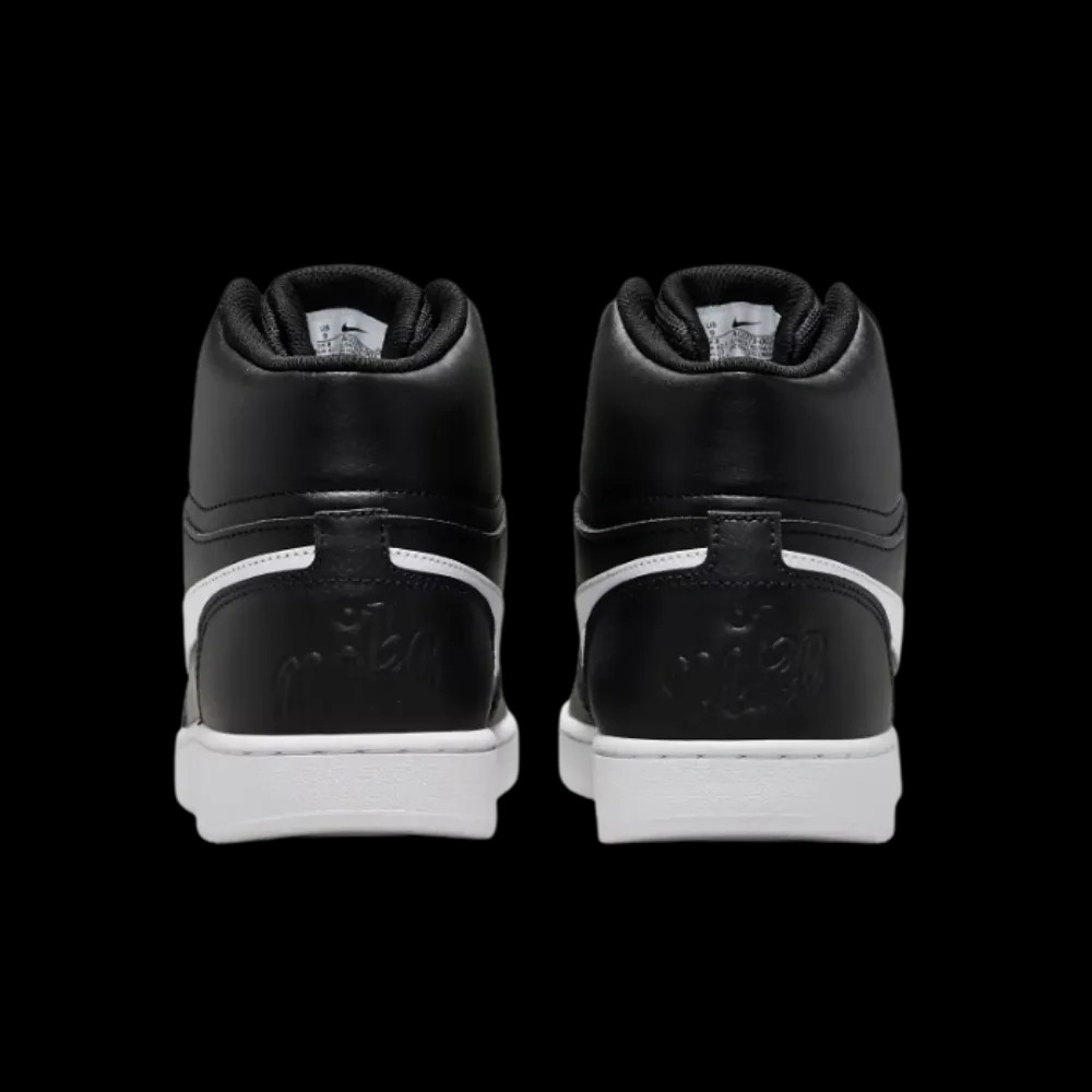 Nike Ebernon Mid Black/White - HypeFly India View 5