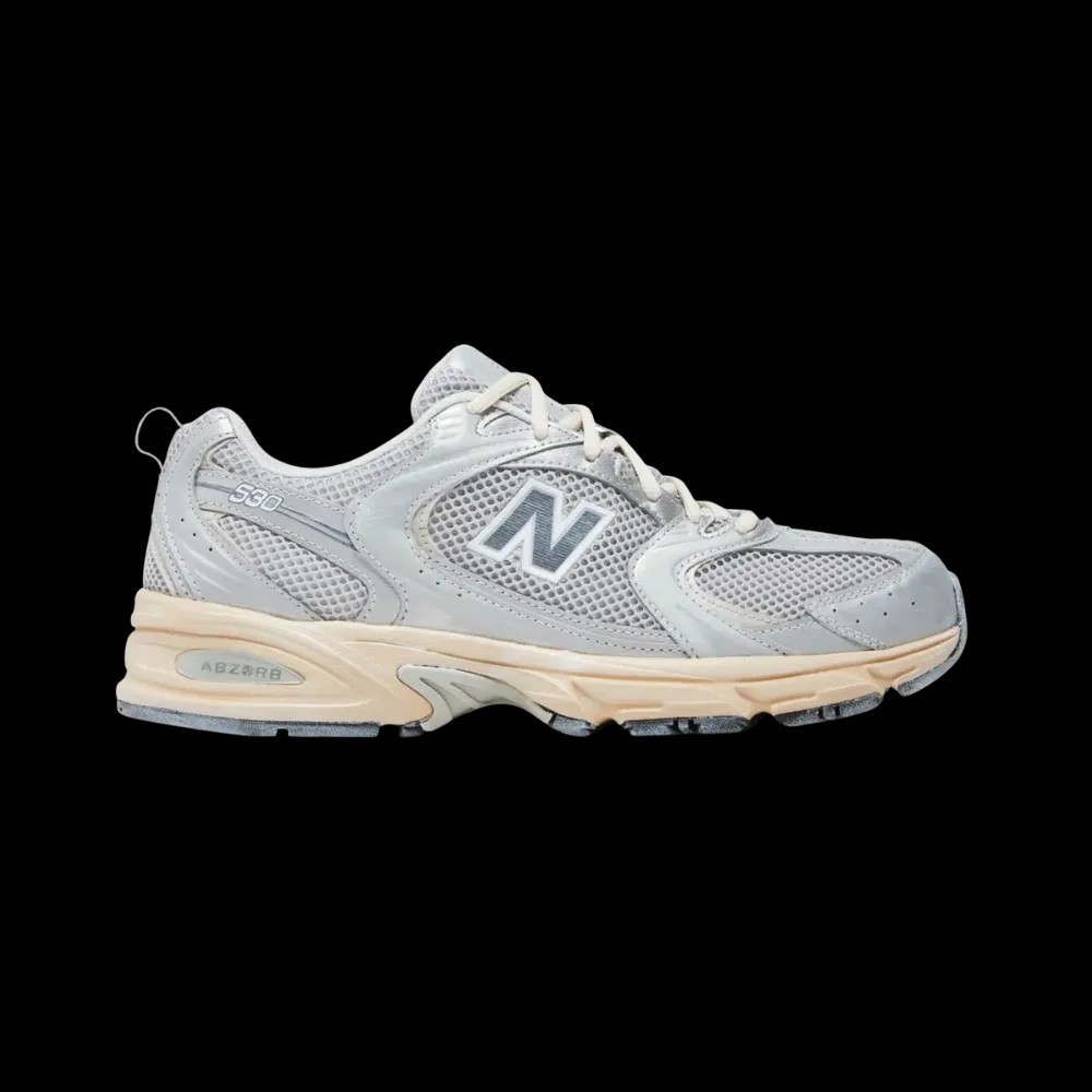 New Balance 530 Vintage Silver Metallic Moonbeam - HypeFly India View 1