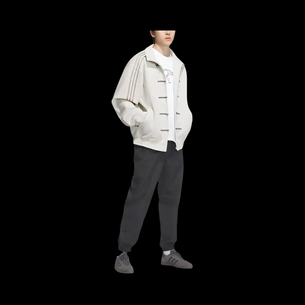 Adidas Originals CTT Chinese Track Top Casual Jacket Miracle Aluminium Brown - HypeFly India View 6