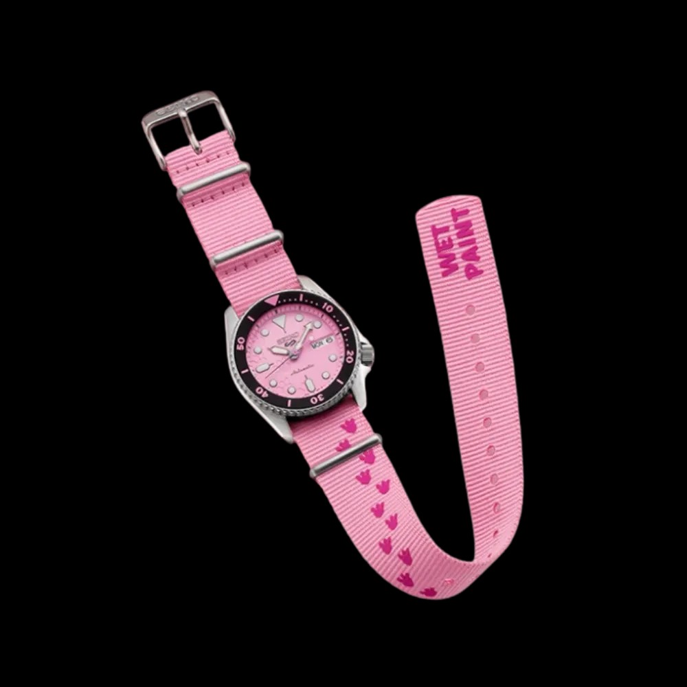 Seiko 5 Sports Pink Panther Limited Edition SRPM07 - HypeFly India View 3