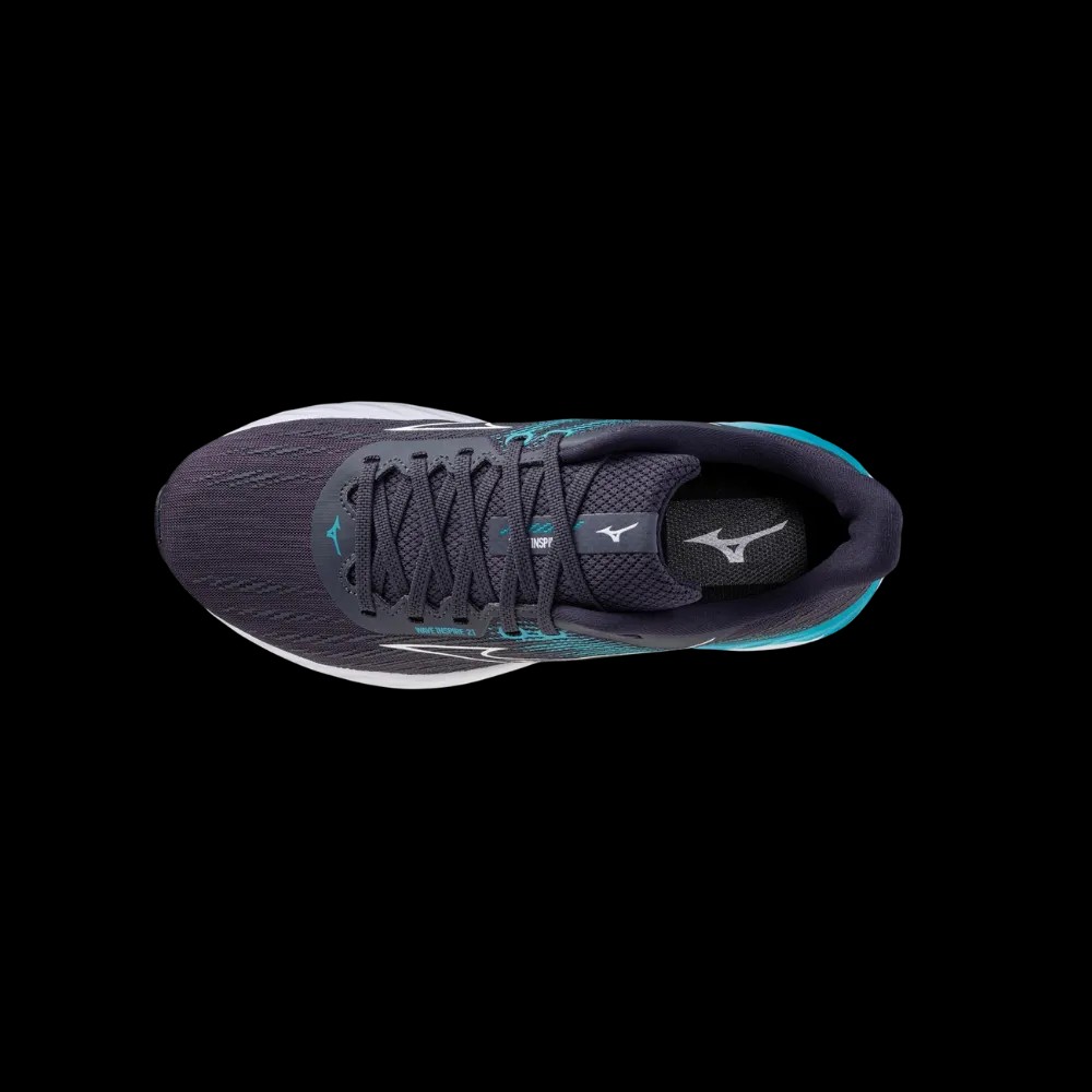 Mizuno Wave Inspire 21 Odyssey Grey-White - HypeFly India View 5