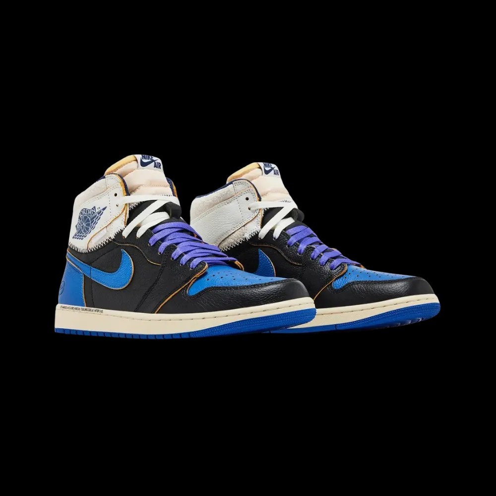 Fragment Design x Union LA x Air Jordan 1 Retro High OG 'Sport Royal' - HypeFly India View 5