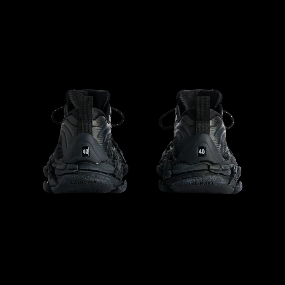 Balenciaga Triple S.2 Sneaker In Black - HypeFly India View 4