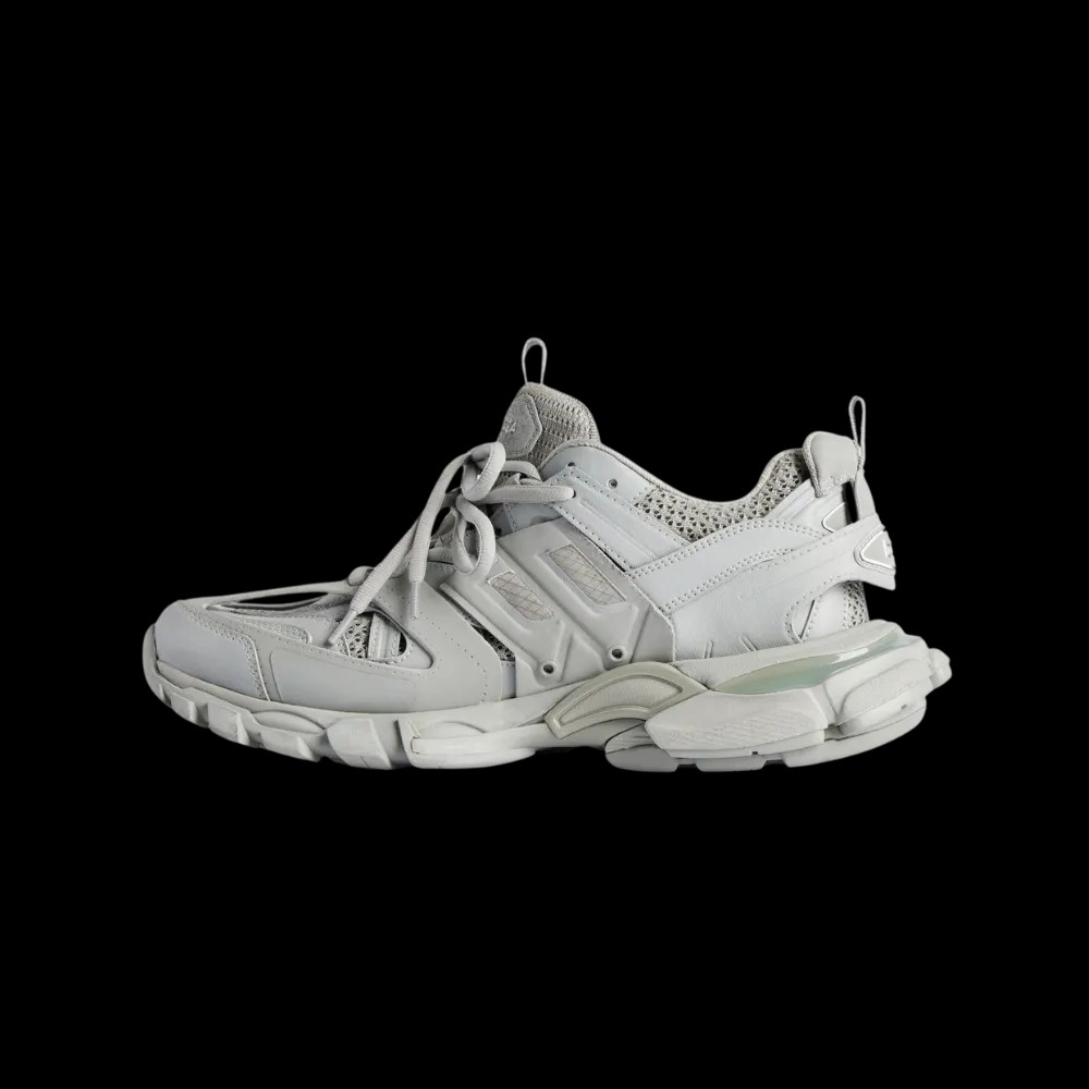 Balenciaga Track Signature Sneaker In Grey - HypeFly India View 3