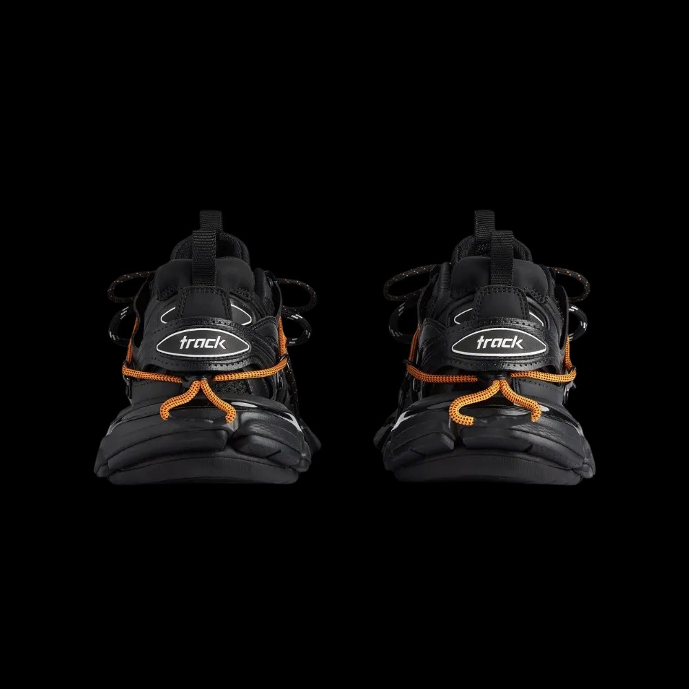 Balenciaga Track Trail Laces Sneaker In Black - HypeFly India View 4