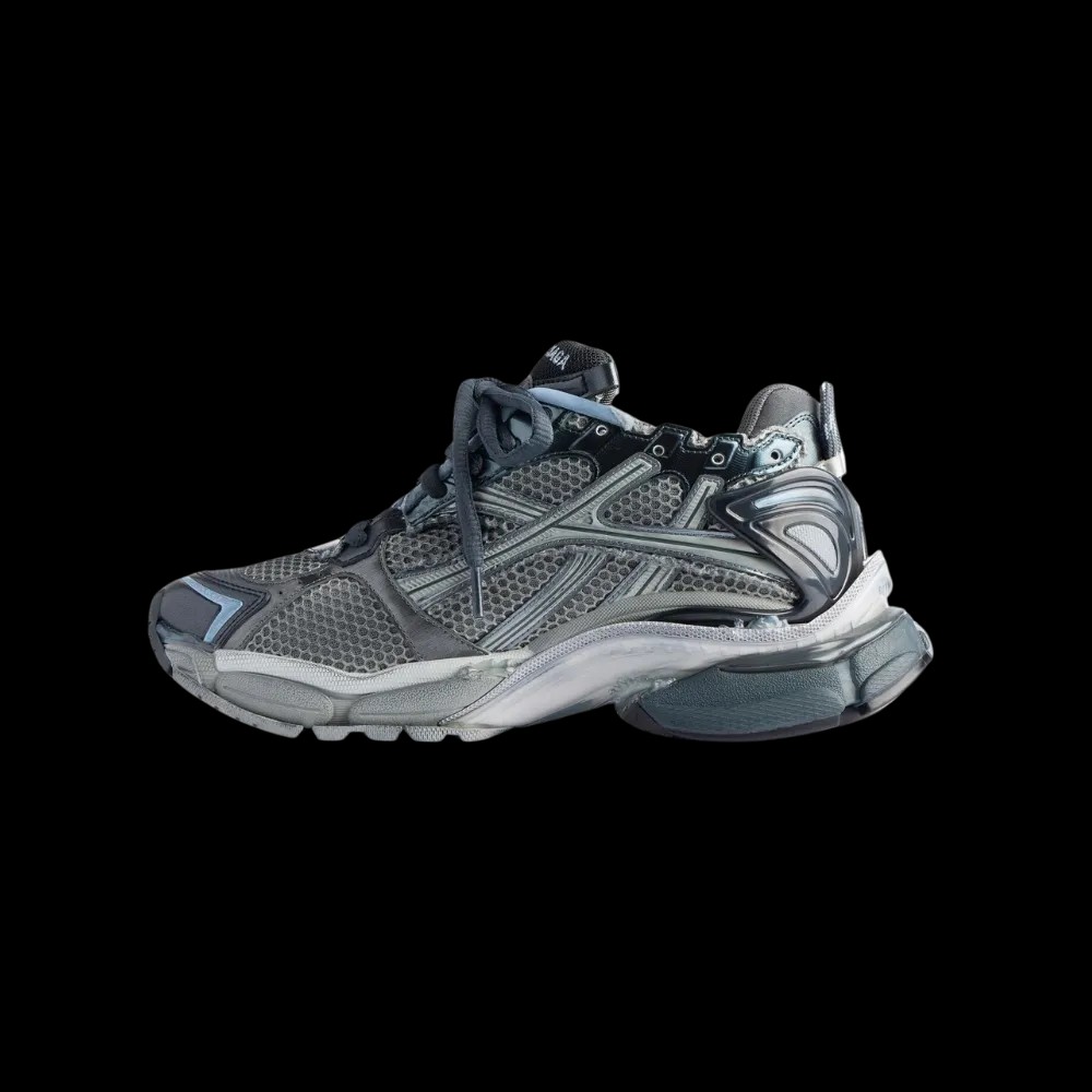 Balenciaga Runner Sneaker In Grey - HypeFly India View 3