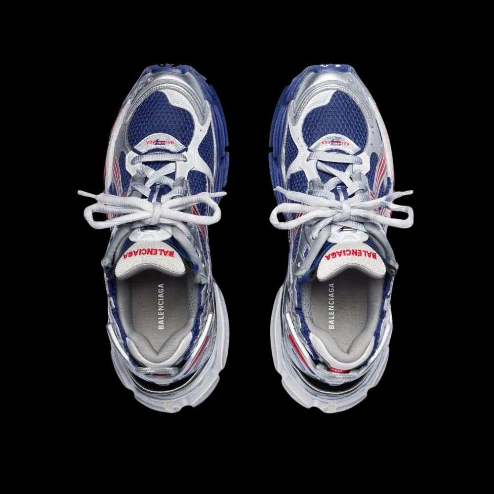 Balenciaga Runner Gradient Sneaker In Navy - HypeFly India View 4