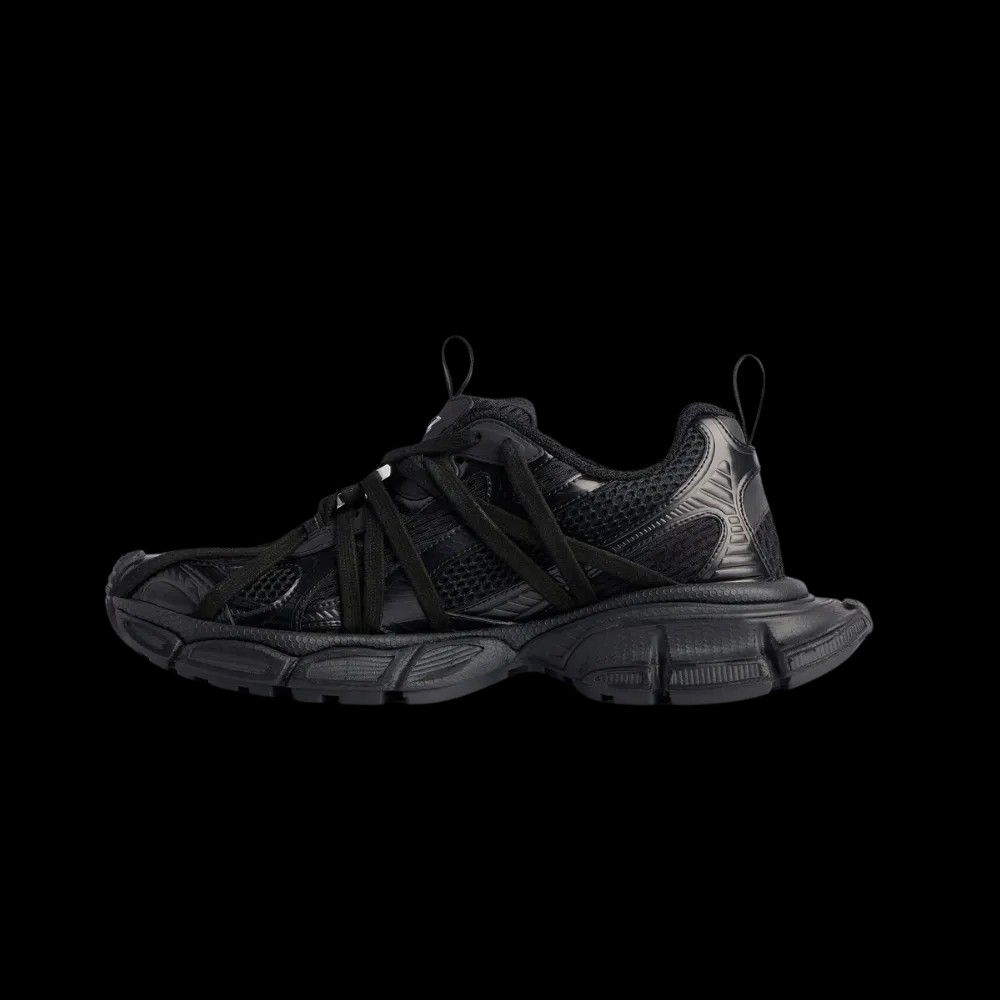 Balenciaga 3XL Extreme Laces B Sneaker In Black - HypeFly India View 3
