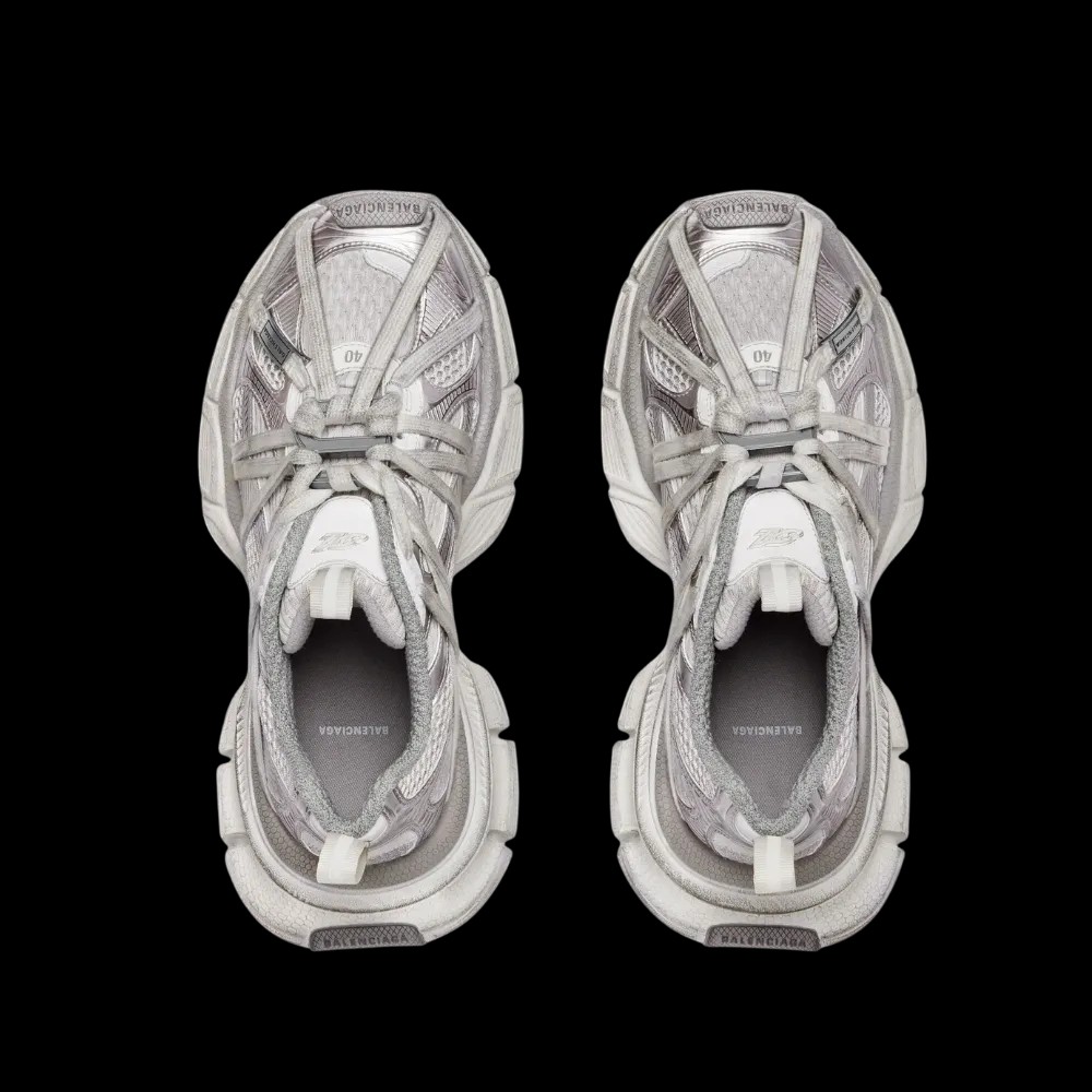 Balenciaga 3XL Extreme Laces B Sneaker In Grey - HypeFly India View 4