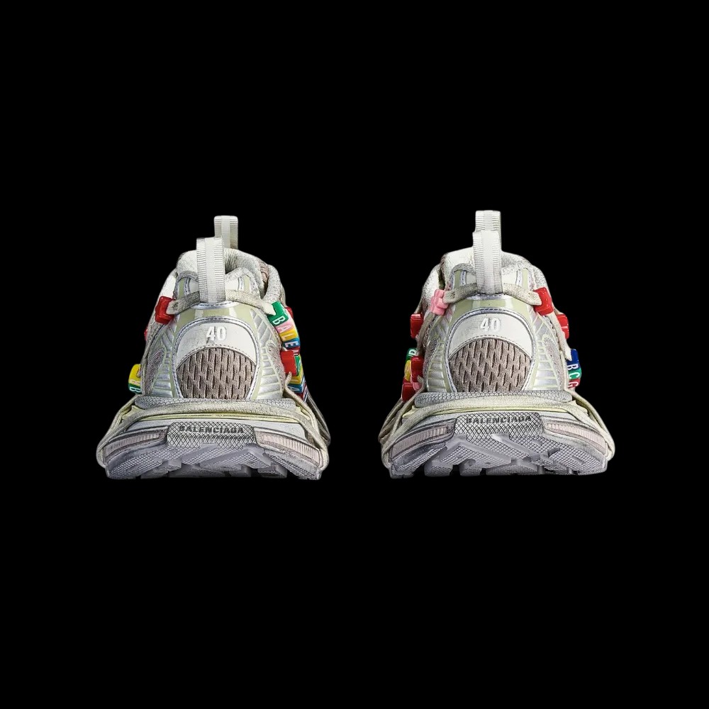 Balenciaga 3XL Extreme Lace Sneaker In Multicolor - HypeFly India View 4