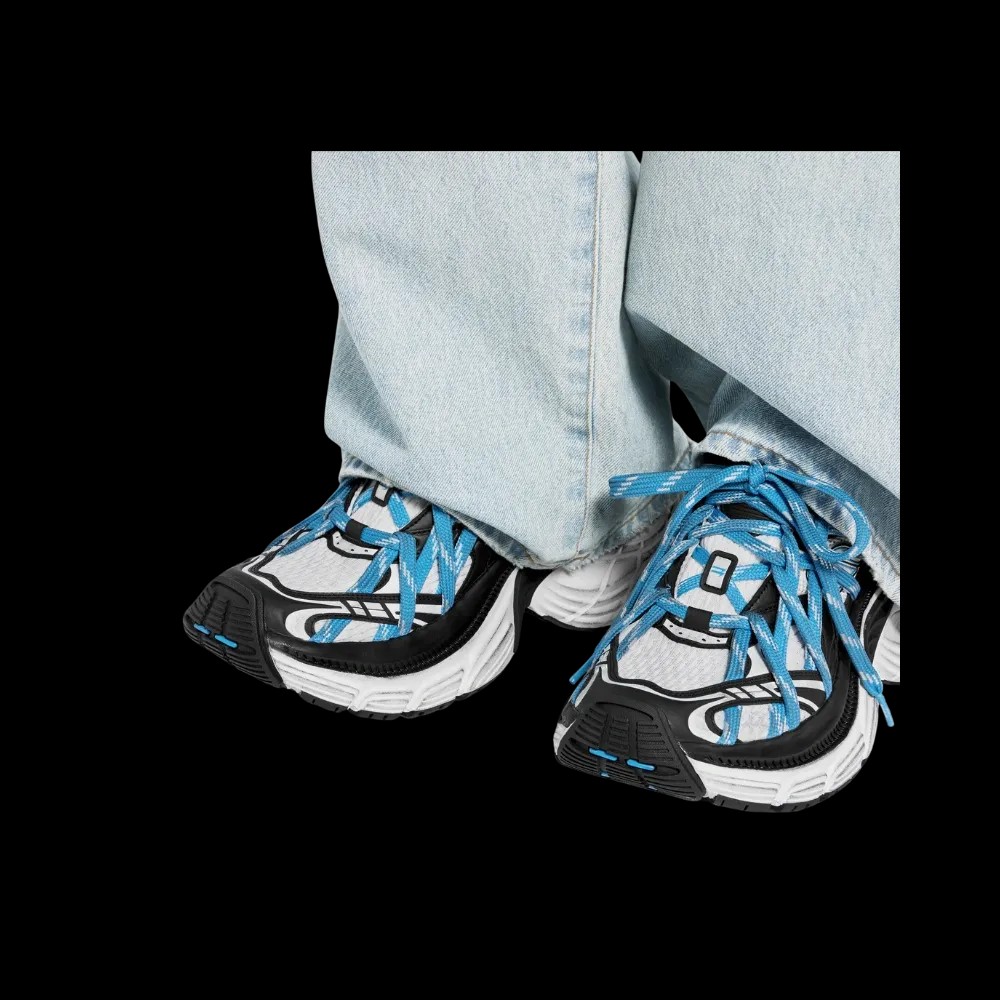 Balenciaga 6XL Extreme Laces Sneaker In Blue - HypeFly India View 5