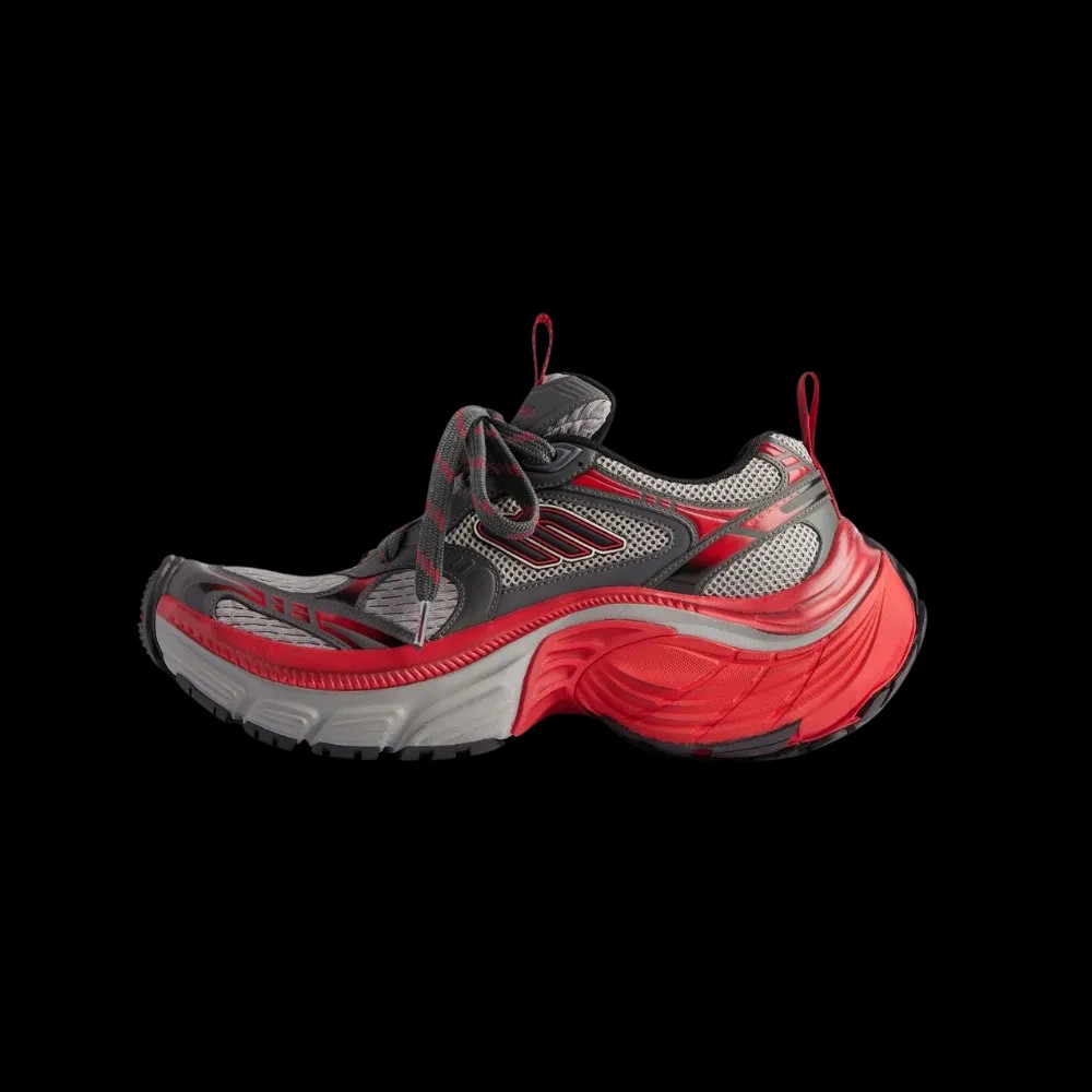 Balenciaga 6XL Sneaker In Red - HypeFly India View 3