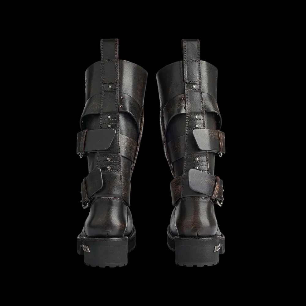 Balenciaga Venom High Boot In Brown - HypeFly India View 2