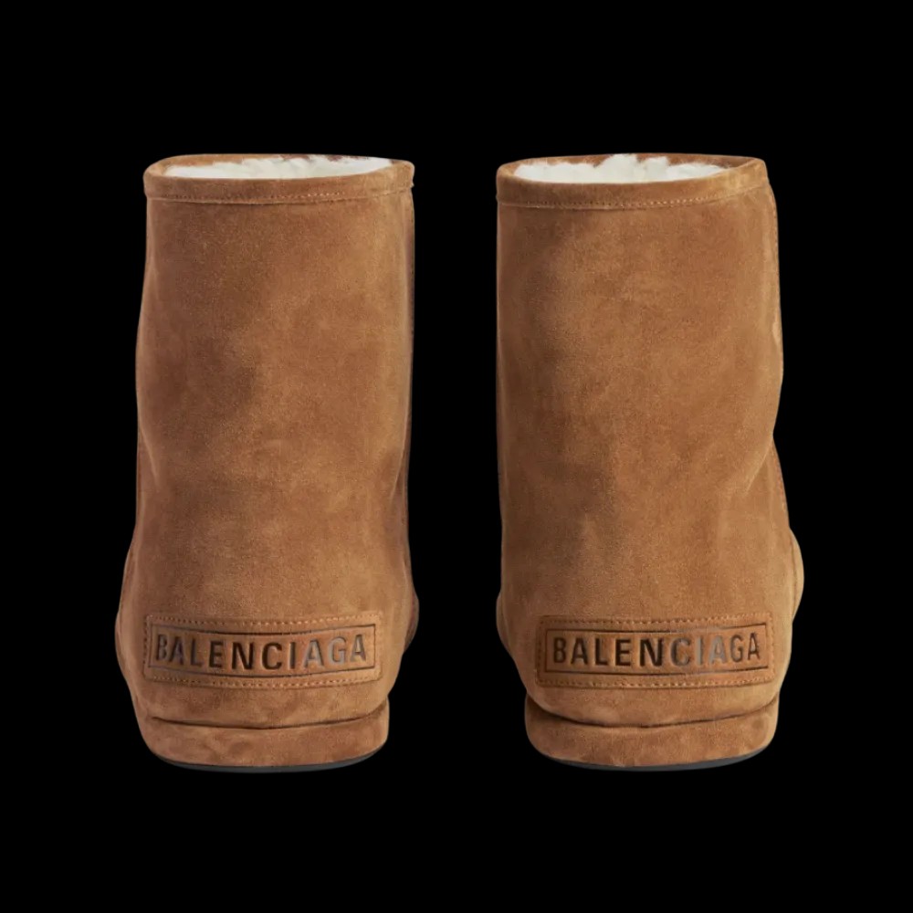 Balenciaga Alaska Soft Bootie In Brown - HypeFly India View 2