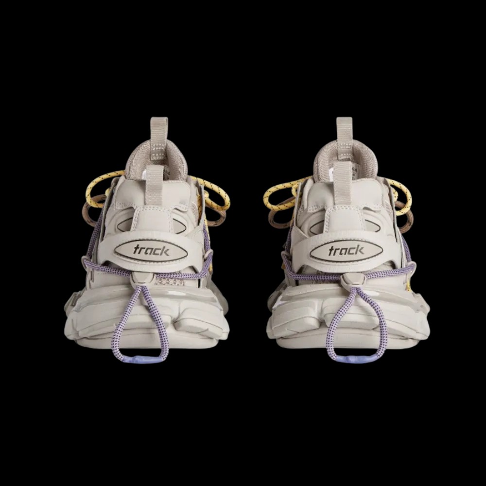 Balenciaga Track Trail Laces Sneaker In Taupe - HypeFly India View 2