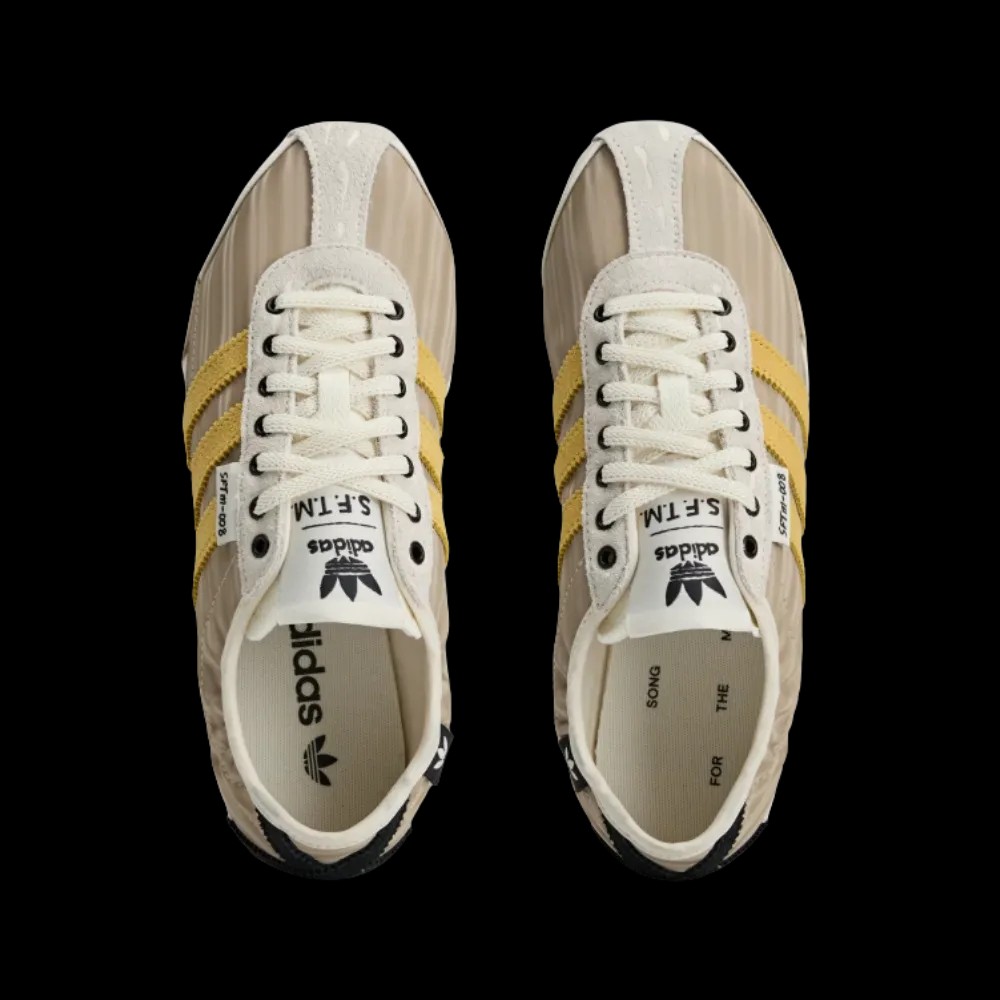 Song For The Mute x Adidas Tokyo 'Off White Preloved Yellow Black' - HypeFly India View 4