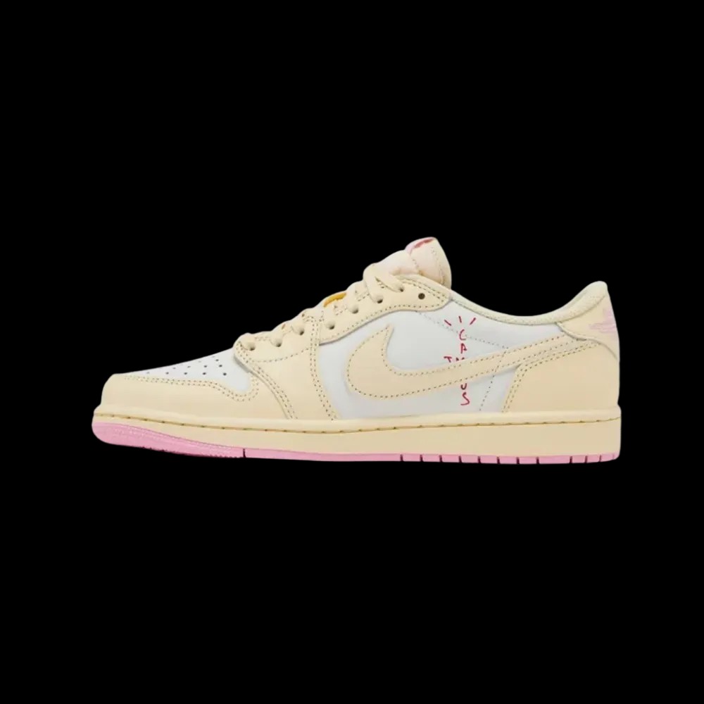 Travis Scott x Air Jordan 1 Retro Low OG 'Shy Pink' - HypeFly India View 5