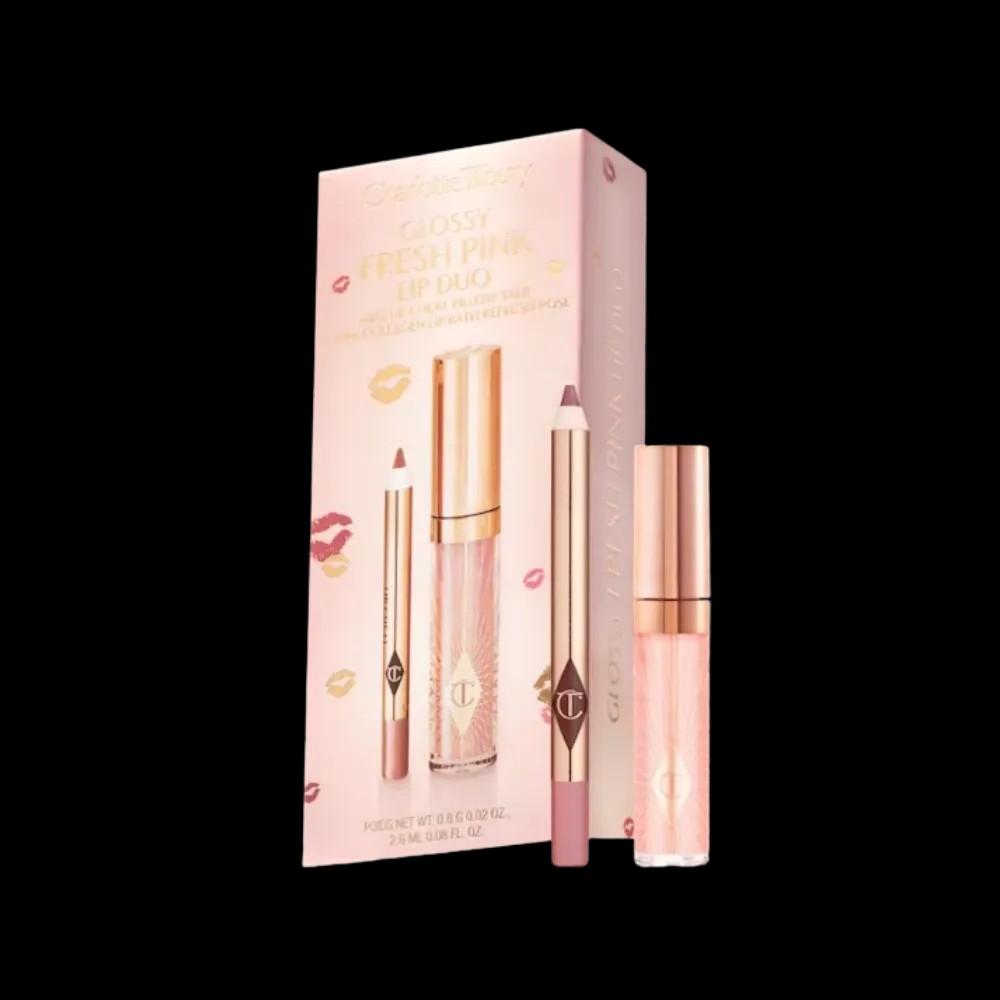 Charlotte Tilbury Glossy Lip Duo Fresh Pink - HypeFly India View 1